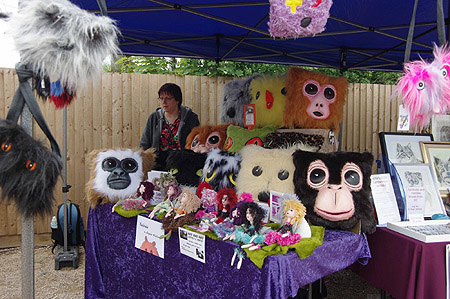 Angela at one of her Craft Fairs