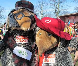 London Marathon Wombles