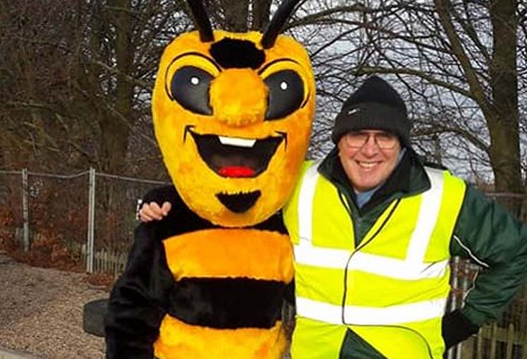 Hinkley Rugby Club mascot, Hornet